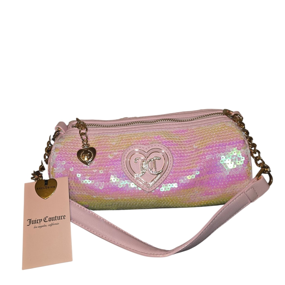 Juicy Couture Pink Sequin Juicy ll  Shoulder Bag